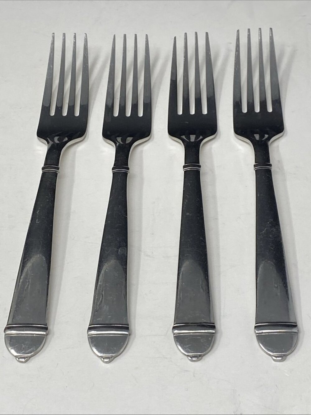 Set Of 4 Towle Copenhagen Stainless Dinner Forks 8-3/8” Retired